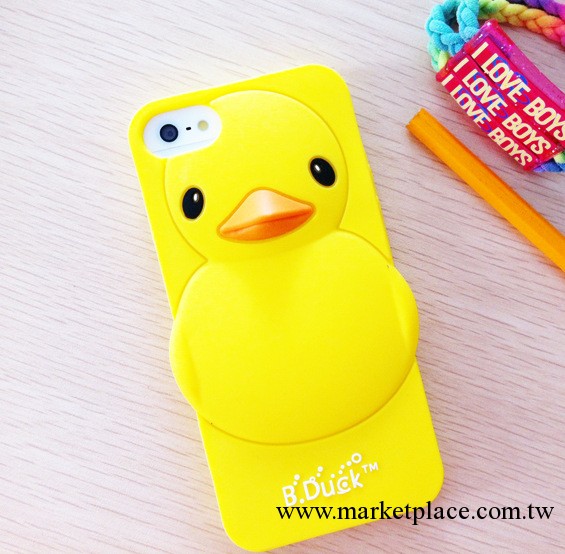 香港大小黃鴨 iphone 5S 手機殼 矽膠 蘋果5C 保護殼 手機套批發・進口・工廠・代買・代購