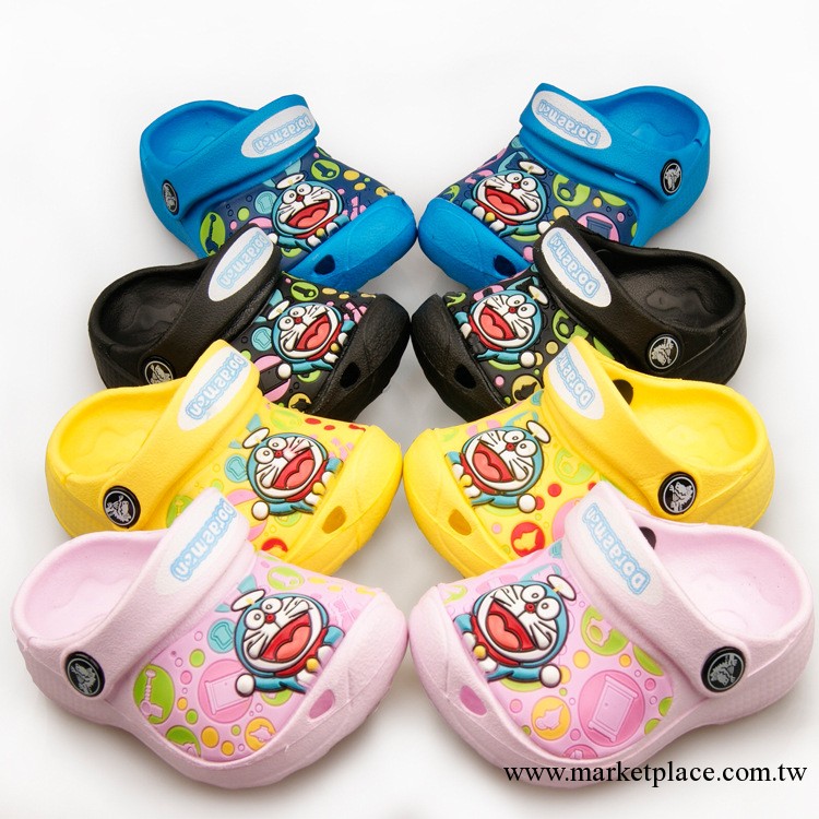 2013機器貓新款兒童EVA花園鞋 小叮當嬰童鞋 小童洞洞鞋工廠,批發,進口,代購