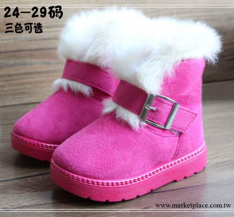 2013冬季新款兒童雪靴  男女童加厚加絨保暖棉鞋 防滑小童短靴工廠,批發,進口,代購