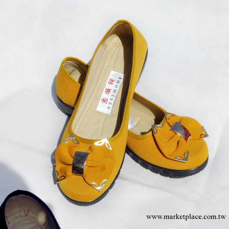 廠傢直銷老北京註塑佈鞋時尚花朵蝴蝶結時尚時裝佈鞋工廠,批發,進口,代購