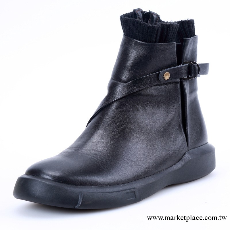 一件批發歐美版馬丁靴環扣帶雙開口短靴女式單鞋女靴DMB2029-7工廠,批發,進口,代購