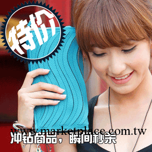 2013夏季新款女包韓版波浪紋女式包潮手拿包斜挎單肩小錢包包批發工廠,批發,進口,代購