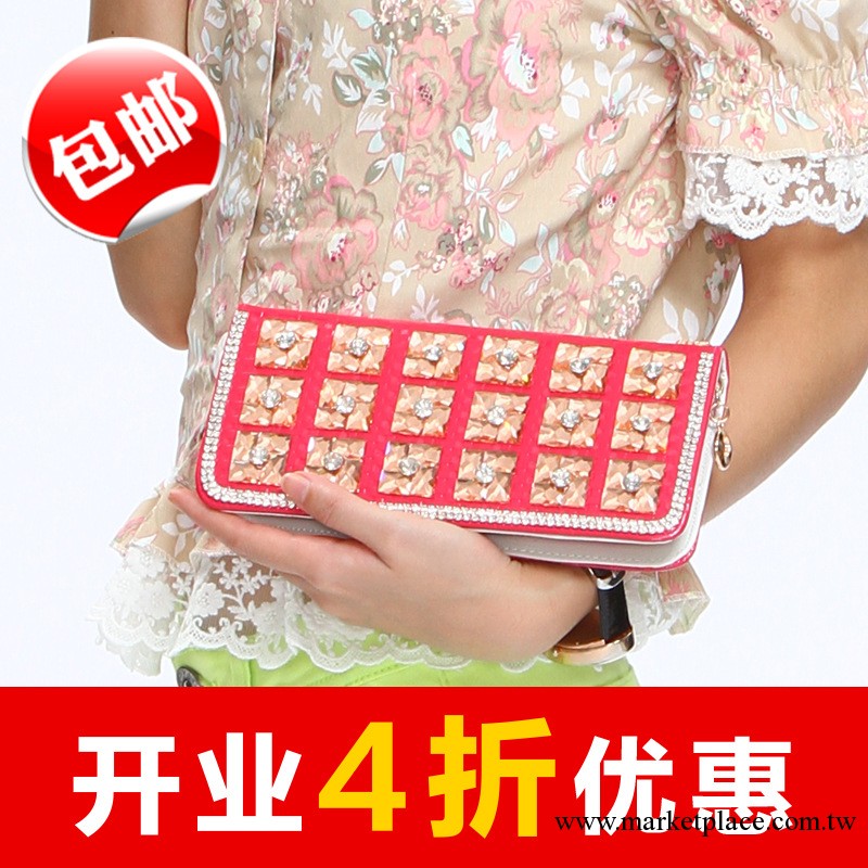 2013新款帶鉆錢包 時尚帶鉆錢包 休閑帶鉆錢包 熱賣爆款帶鉆錢包工廠,批發,進口,代購