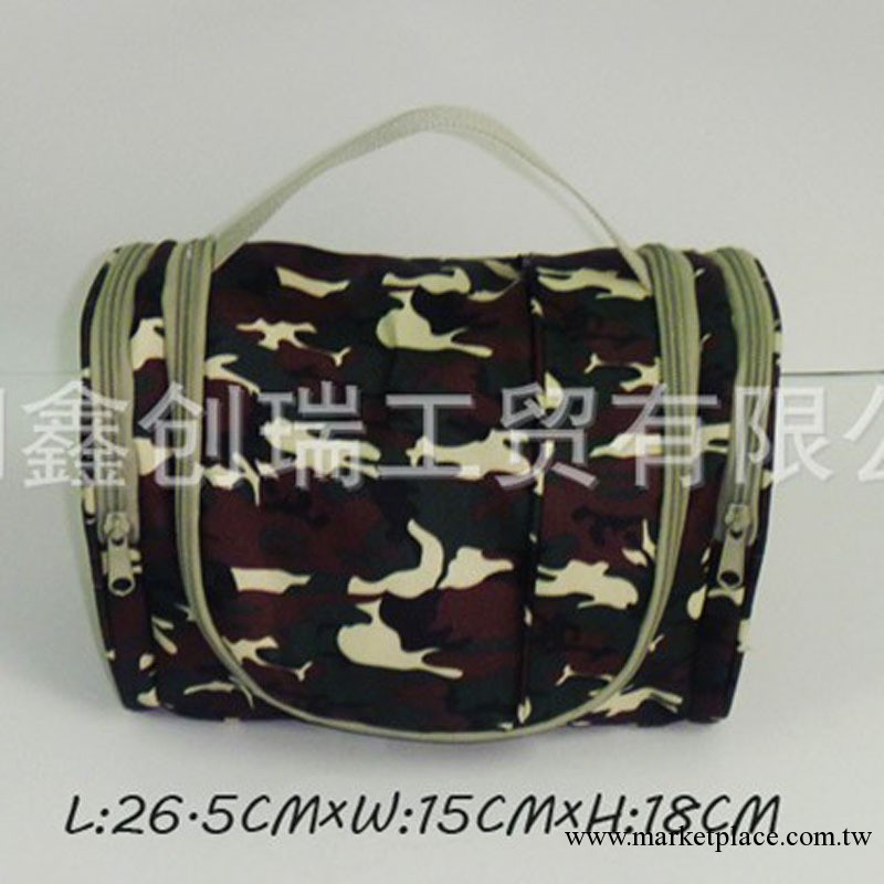 箱包廠 化妝包 軍綠色 盥洗袋 手提包  新款工廠,批發,進口,代購