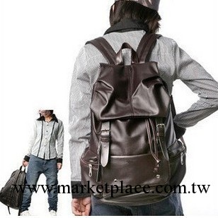 女包2012新款雙肩包韓版PU皮書包中性包休閑後背包工廠,批發,進口,代購