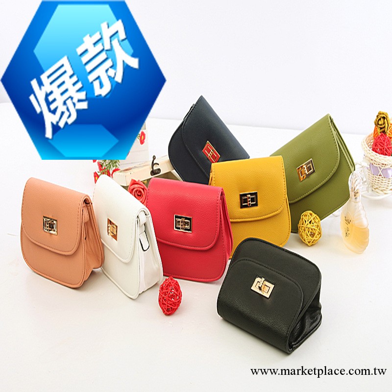 滿100包郵 一件代發 火爆搶購真皮質感多色糖果色斜挎小包PU包工廠,批發,進口,代購