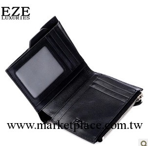 康諾EZE正品 頭層真皮錢包 牛皮 多功能男士錢包 Q2013工廠,批發,進口,代購
