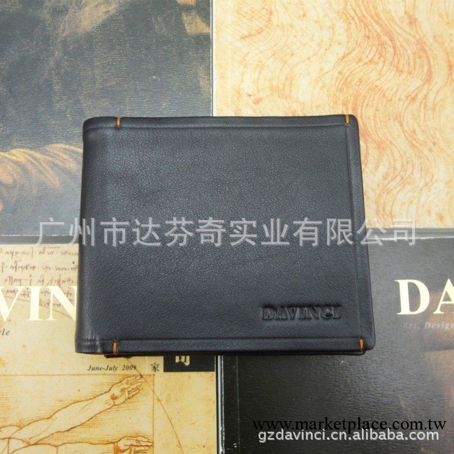 供應新款錢包 時尚橫款錢包 品牌錢包 達芬奇真皮錢包直銷工廠,批發,進口,代購