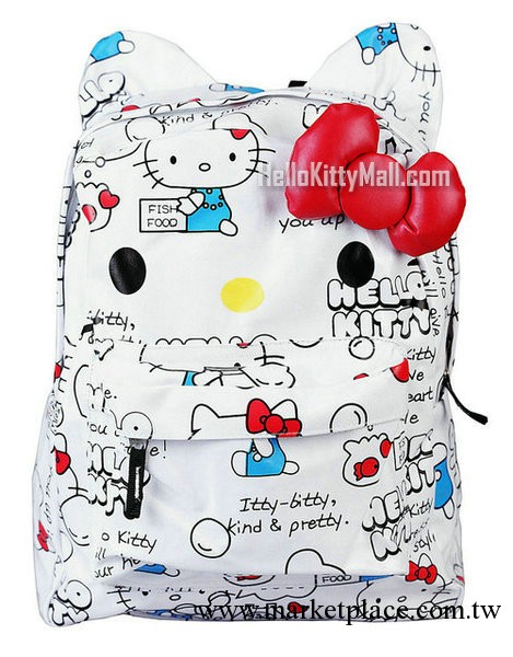 5162-Hello Kitty x  Loungefly雙肩書包 背包 學生書包 防水工廠,批發,進口,代購