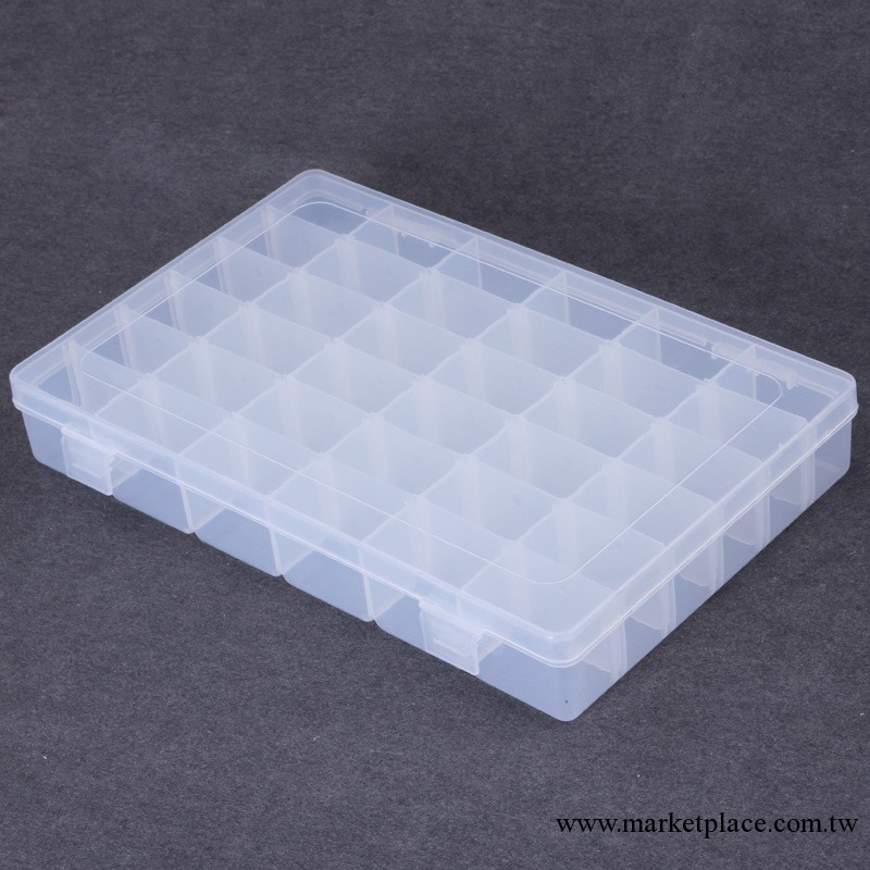 36格收納盒 透明塑料盒 大號首飾盒 收納盒 飾品盒 化妝盒 收納箱批發・進口・工廠・代買・代購