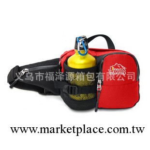 旅行傢戶外登山休閑防水拉鏈水壺腰包 男女款 4289C工廠,批發,進口,代購