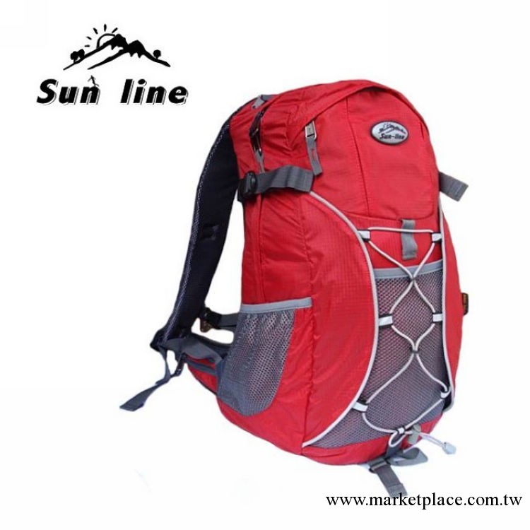 sun-line/山籟 2001款戶外雙肩包 登山背包 35L 紅色登山包工廠,批發,進口,代購