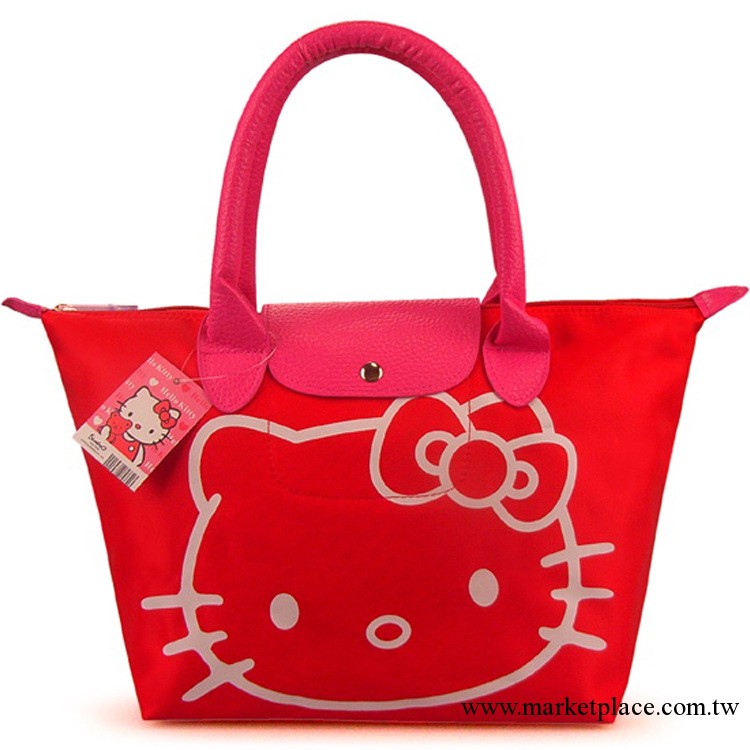 批發 Hello Kitty 凱蒂貓防水購物袋/韓版媽咪包3688大紅/2410工廠,批發,進口,代購