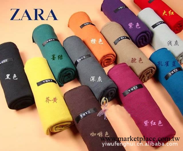 淘寶爆款糖果色ZARA圍巾廠傢直銷 新歐洲棉純色糖果圍巾批發工廠,批發,進口,代購