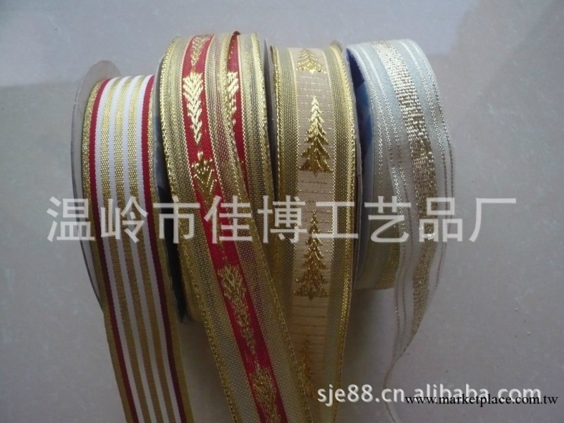 供應裝飾絲帶/聖誕節彩帶。拷克絲帶、工廠,批發,進口,代購