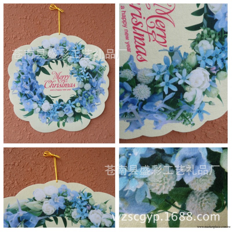 【廠傢直銷】聖誕花環 魔術冰箱貼工廠,批發,進口,代購