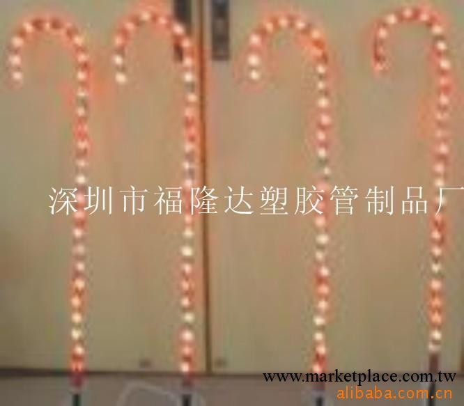 雙色聖誕拐杖   PVC聖誕拐杖  三色聖誕拐杖工廠,批發,進口,代購