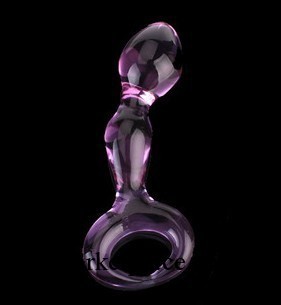 水晶陽具 透明玻璃自慰器 紫色焰靈 女用自慰 女性用具成人用品工廠,批發,進口,代購