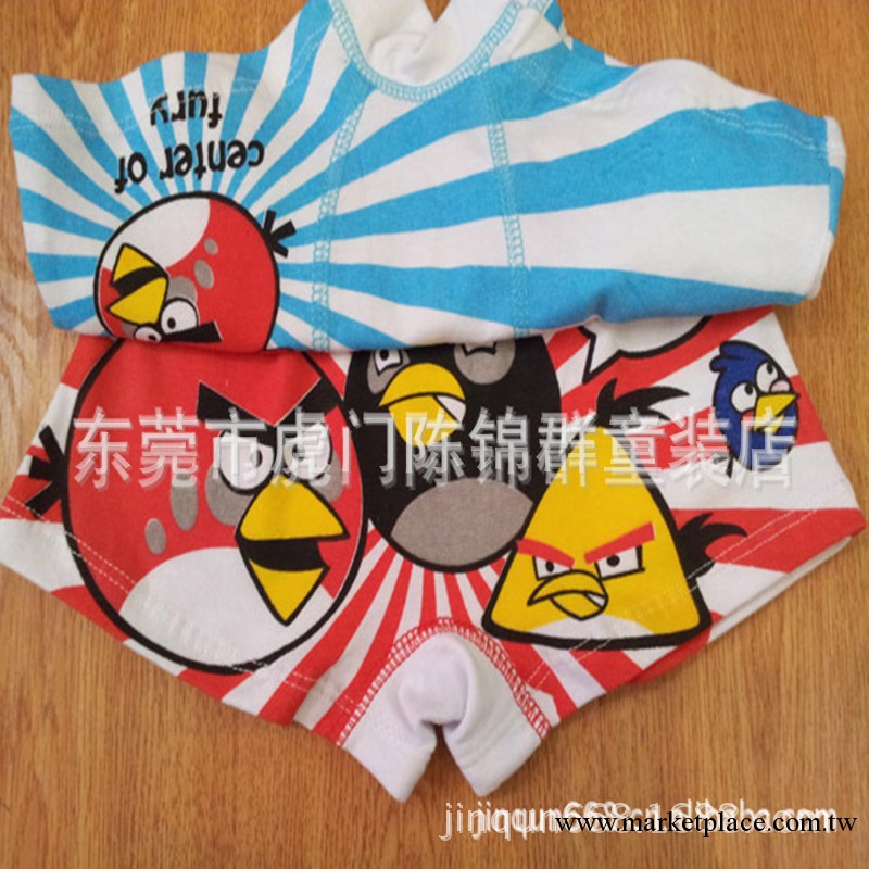 憤怒的小鳥男童平角褲，兒童純棉內褲批發、童內衣內褲工廠,批發,進口,代購