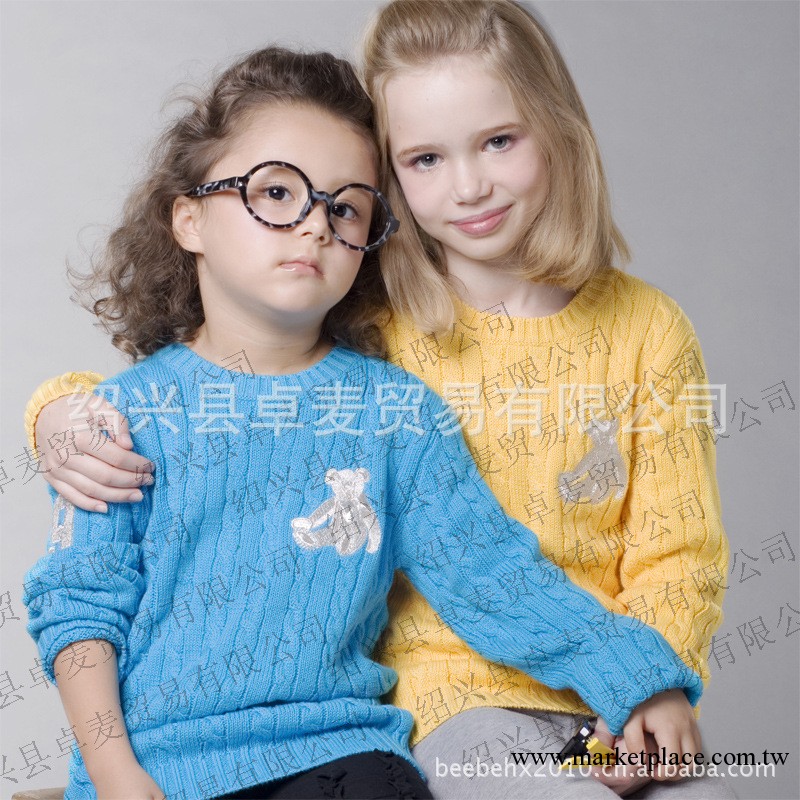 韓版Children sweater爆款兒童毛衣童毛衣小熊毛衣線衫可親子批發・進口・工廠・代買・代購