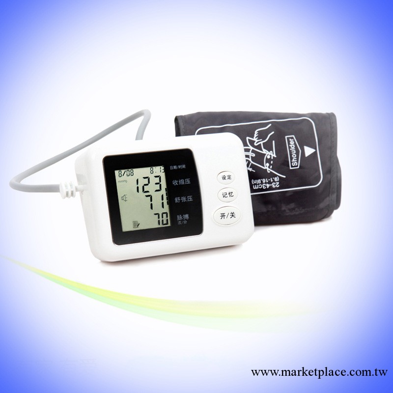 上臂式電子血壓計　傢用健康器械 血壓檢測機器 語音工廠,批發,進口,代購