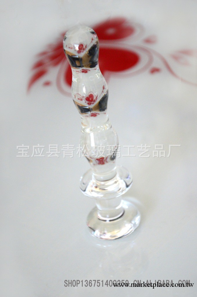 9037愛意十足 水晶玻璃陽具 玻璃自慰器 成人情趣工廠,批發,進口,代購