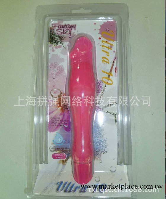 成人情趣用品批發 仿真陽具 女用按摩器自慰棒 10頻透明軟膠陽具工廠,批發,進口,代購