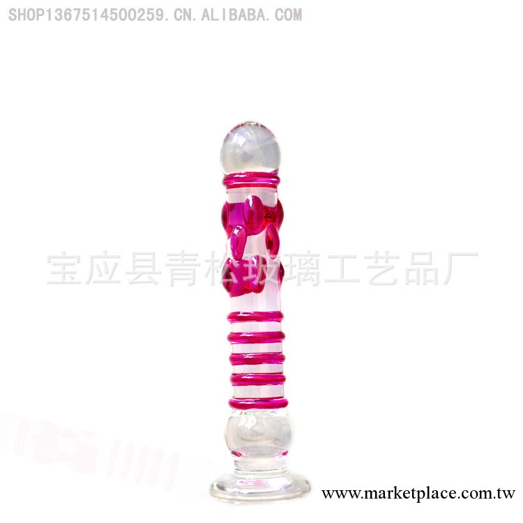 9050紅杏花開 水晶玻璃陽具 女性用自慰器 成人情趣情趣用品工廠,批發,進口,代購