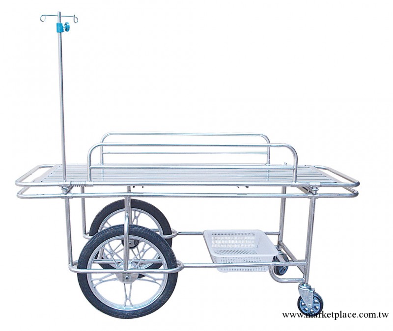 方格牌B01不銹鋼擔架車/兩大輪兩小輪擔架車工廠,批發,進口,代購