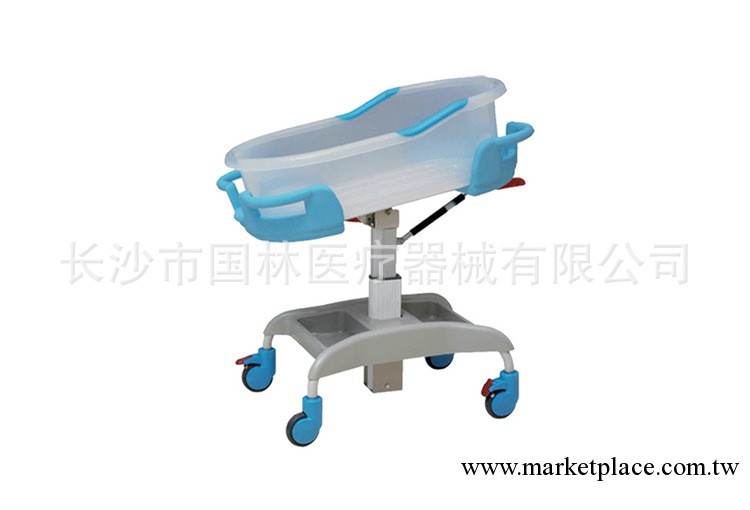 生產銷售帶靜音輪藍色GL-048-2豪華液壓嬰兒床工廠,批發,進口,代購