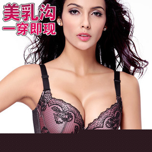 溫黛雅內衣正品胸罩掛脖深V調整型乳罩精油按摩聚攏胸罩批發內衣工廠,批發,進口,代購
