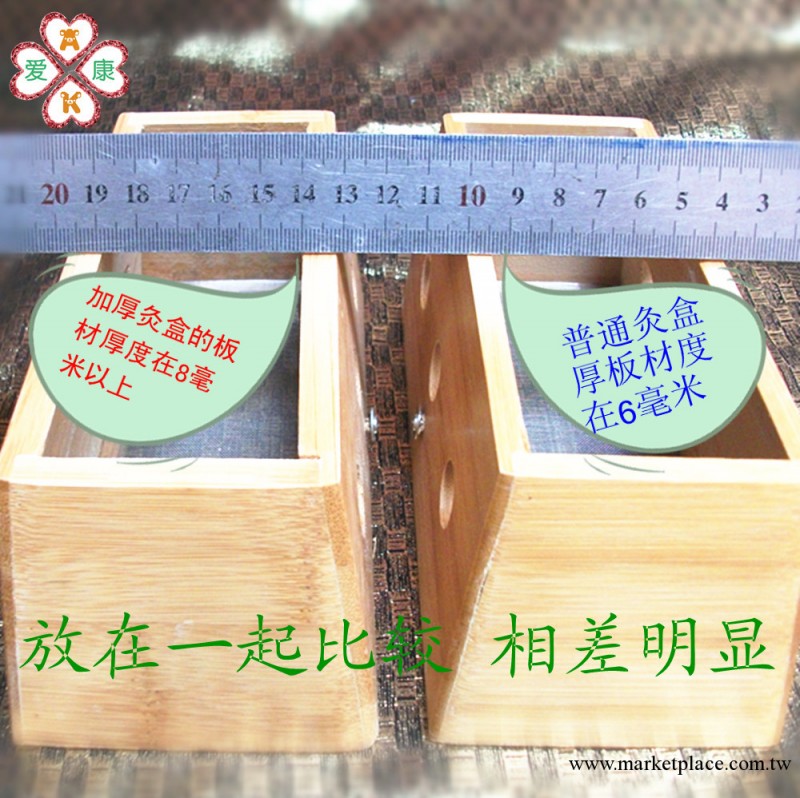 廠銷愛康八厘加厚竹板三孔溫灸盒 耐摔防裂 與眾不同 獨傢供應工廠,批發,進口,代購