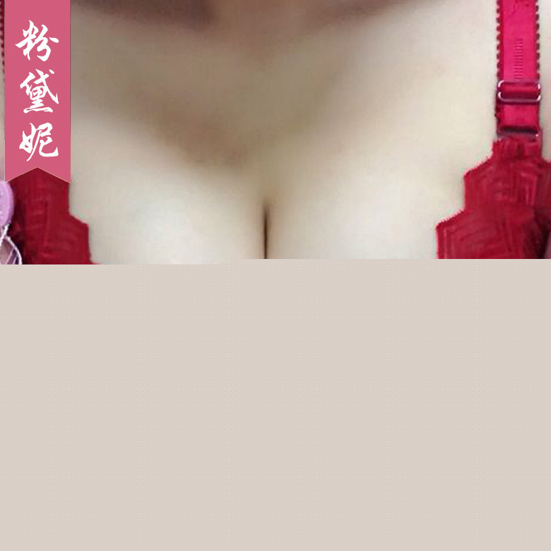 粉黛妮 法國公主性感深V聚攏胸罩本命年小胸mm加厚杯刺繡蕾絲內衣工廠,批發,進口,代購