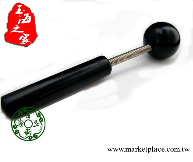 【廠傢直銷】天然泗濱砭石圓頭按摩錘美容按摩器全身按摩美體圓錘工廠,批發,進口,代購