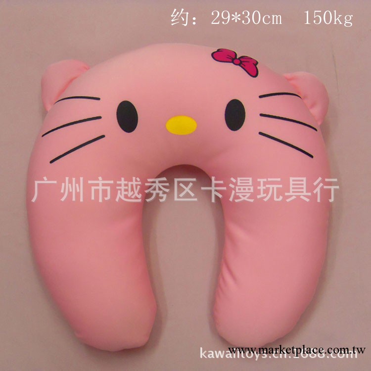 廠傢直銷大號凱蒂貓納米粒子U型枕 泡沫負離子hello kitty午睡枕工廠,批發,進口,代購