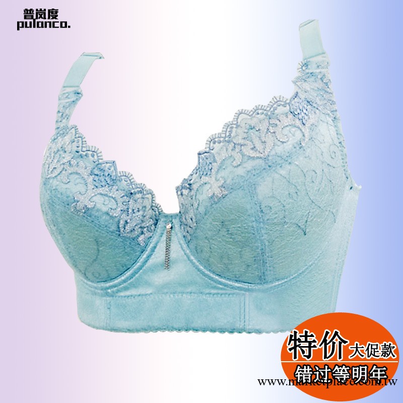 錦繡藍灰薄杯胸罩 超聚攏調整型內衣 收副乳側收女士胸罩罩批發工廠,批發,進口,代購