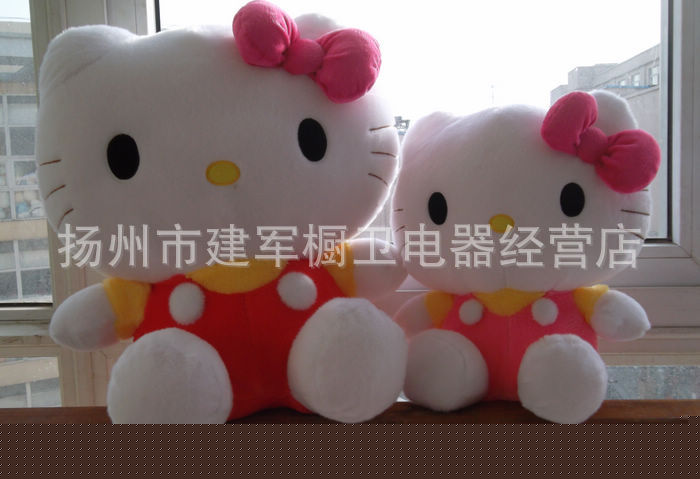 批發新款正版hello kitty蝴蝶結凱蒂貓 KT貓公仔大號 55厘米工廠,批發,進口,代購