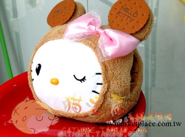 （虧本60隻）餅幹KT貓 手捂 凱蒂貓hello kitty毛絨玩具工廠,批發,進口,代購