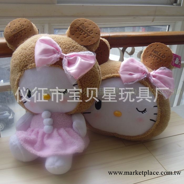 日單Hello Kitty 餅幹hello kitty毛絨公仔 凱蒂貓KT貓公仔靠墊工廠,批發,進口,代購