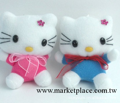 供應批發 Hello Kitty手機掛件 卡通花束公仔 10cm絲巾小KT工廠,批發,進口,代購