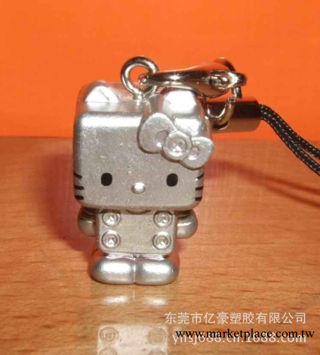 聖誕禮品 HELLO KITTY貓2012銀色機器版小掛飾單款工廠,批發,進口,代購