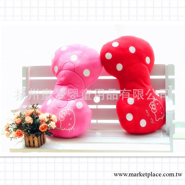 可愛hello Kitty KT 蝴蝶結大抱枕 靠墊 汽車腰枕 床頭靠枕工廠,批發,進口,代購