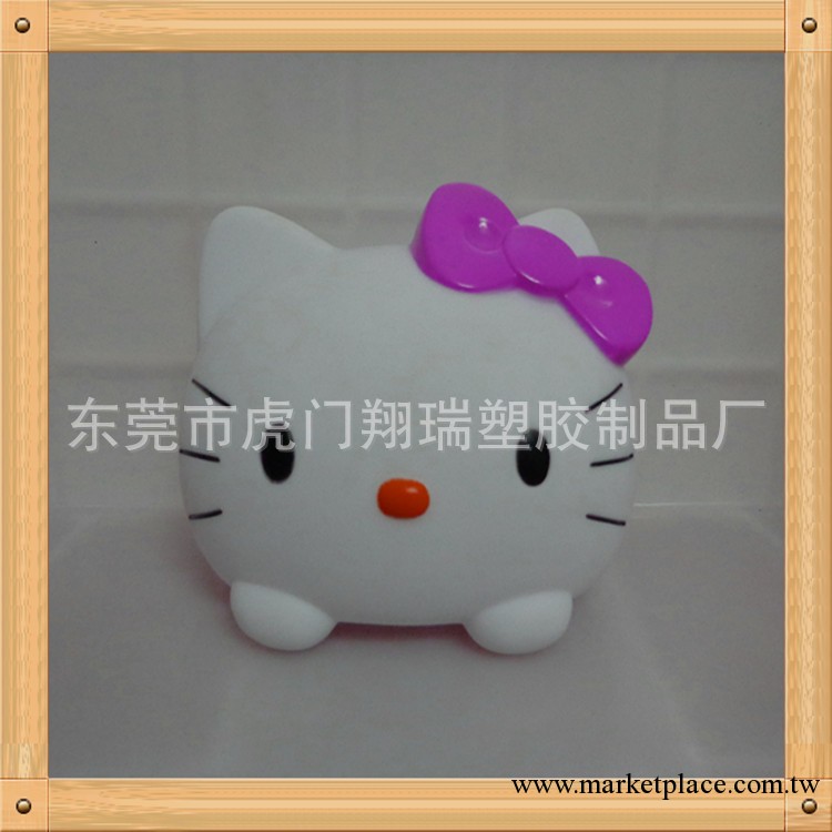 搪膠存錢罐 塑料KT貓禮品玩具 搪膠玩具  Hello kitty貓儲錢罐批發・進口・工廠・代買・代購