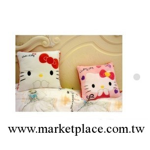 日本原單 凱蒂貓 正版 Hello Kitty 優質毛絨靠墊  抱枕工廠,批發,進口,代購