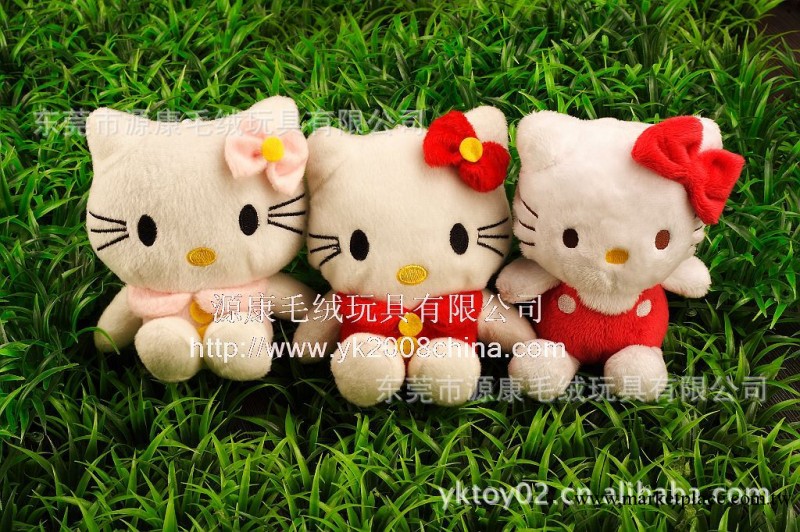 供應各種填充貓 HELLO KITTY 公仔 毛絨手偶 毛絨玩具廠直銷工廠,批發,進口,代購