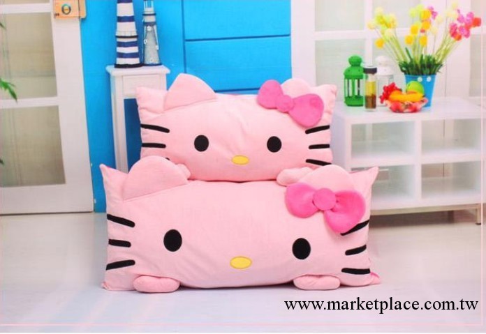 hello kitty貓雙人枕 凱蒂貓雙人枕可拆洗85*35CM工廠,批發,進口,代購