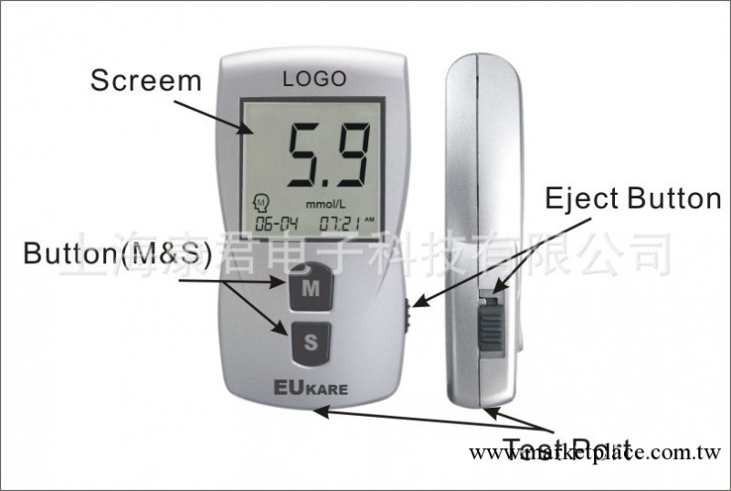 廠傢供應便攜式血糖機  傢用血糖機 精準測量   一件起批工廠,批發,進口,代購