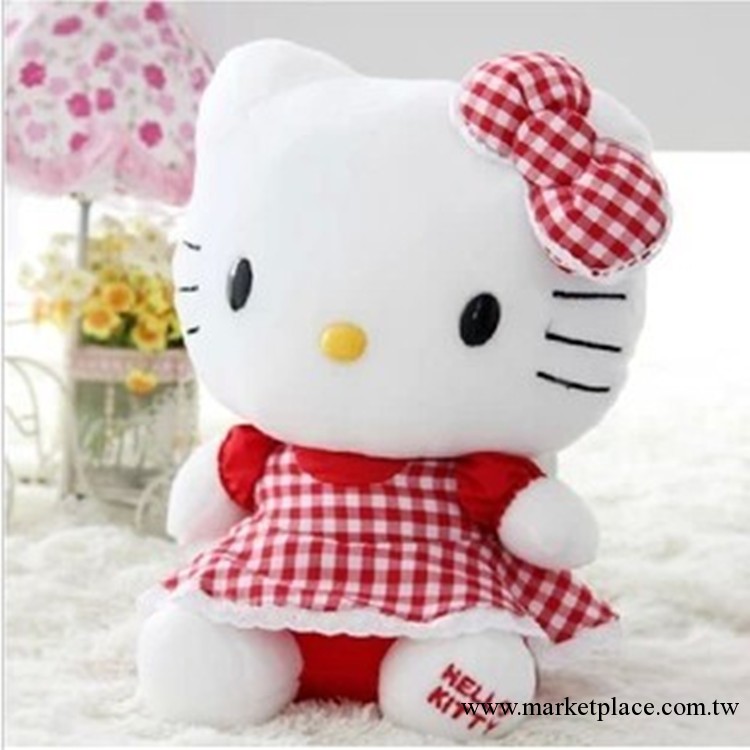 澳捷爾 正版hello kitty kitty貓公仔 KT貓毛絨玩具 田園系列工廠,批發,進口,代購