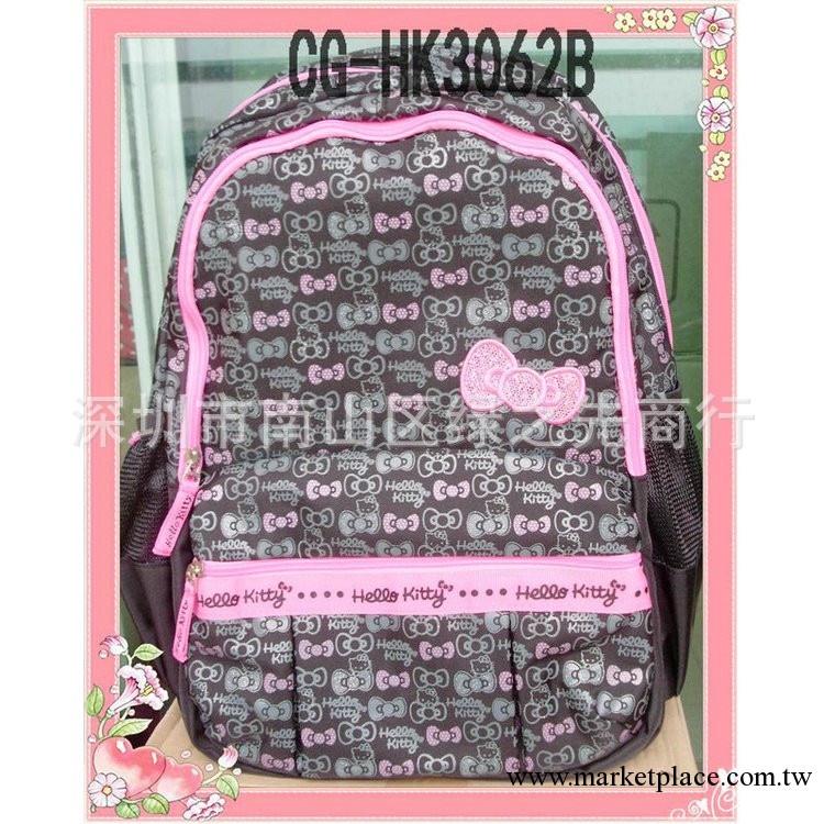 熱銷推薦 學生用背包 可愛雙肩超大容量書包 HELLO KITTY，黑色工廠,批發,進口,代購