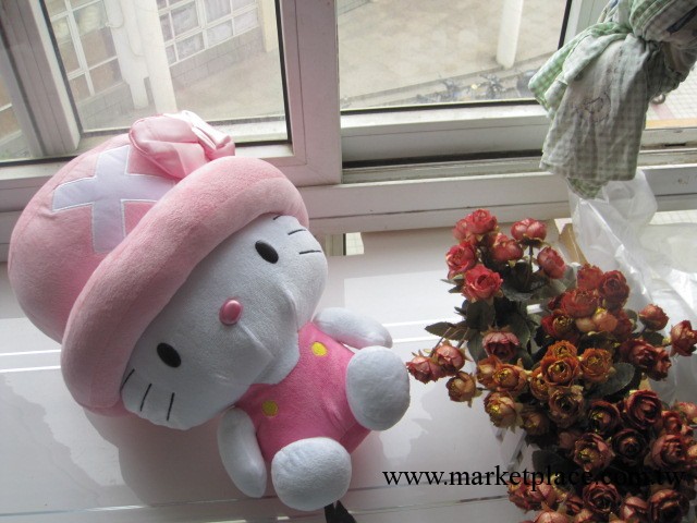 毛絨玩具喬巴帽子hello kitty kt貓公仔卡通貓凱啼貓佈娃娃工廠,批發,進口,代購